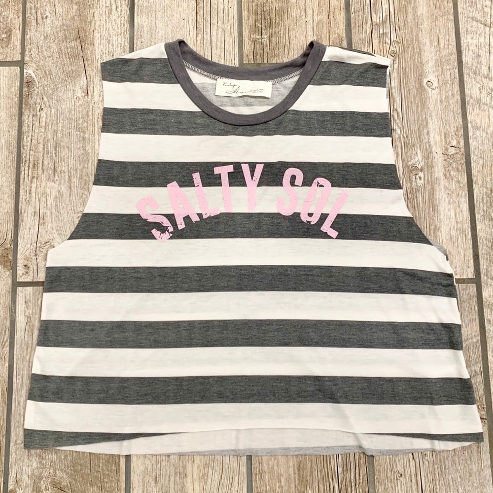 Striped muscle tank